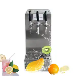 Mesin Soda otomatis dispenser minuman lembut berdiri bebas layar sentuh dispenser es dan soda