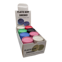 Broyeur à herbes biodégradable 55 mm à 2 couches, personnalisé avec logo, vente en gros directe usine