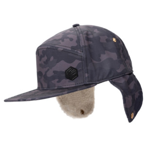 Gorra TCAP Personalizada de 6 Paneles con Protección para los Oídos, Camuflaje, para Invierno, Cálida, con Cierre a Presión - Product Image 3