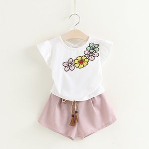 นำเข้าเสื้อผ้าเด็กจากจีน ขายส่งชุดชายหาดผ้าฝ้ายสำหรับเด็ก - Product Image 3