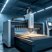 Routeur CNC pour le travail du bois avec changeur d'outils automatique |   Exécute efficacement le profilage, le gravage et le rainurage