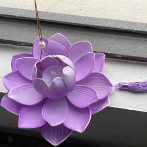 Navidad hogar piscina decoración Faux agua lirio látex flotante flores de loto artificiales con luces LED - Product Image 1