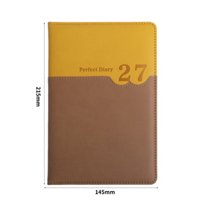 Wholesale Custom Engraved Logo Leather Planner Agenda 2027 New Hardcover Diary Journal <b>Notebook</b> Corporate Business Promotional - Product Image 3
