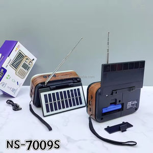 ELETREE NS-7020S design vintage <span class=keywords><strong>Radio</strong></span> portable à <span class=keywords><strong>énergie</strong></span> solaire USB TF AM FM SW <span class=keywords><strong>Radio</strong></span> 3 bandes avec lumière LED Disco - Product Image 5