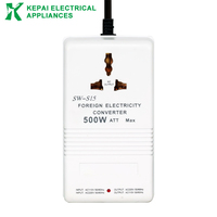 Convertisseur de tension à onde sinusoïdale pure 500W, 8 protections de sécurité, transformateur portable élévateur/abaisseur de tension pour usage domestique, fourni par l'usine