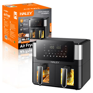 HALEY 2000W 8 <span class=keywords><strong>Litres</strong></span> Four <span class=keywords><strong>Friteuse</strong></span> Avec <span class=keywords><strong>2</strong></span> Paniers Indépendants Friteuses à Air Intelligentes Vente à Chaud pour Usage Domestique - Product Image 1