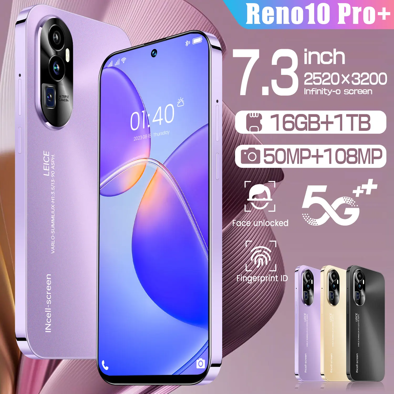 Jam tangan pintar 2023 5g terbaru dengan fungsi tv Reno 10 pro, telepon seluler & Komputer, suku cadang perbaikan telepon berkabel