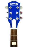 Eastern Music Hardluck Kings BOSSMAN ROCKAWAY BEACH Edisi Terbatas Blue Stain Flame Maple Veneer Gitar Elektrik Dengan Hard Case