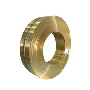 Cinta <span class=keywords><strong>de</strong></span> Latón C27000 H65, Ancho <span class=keywords><strong>de</strong></span> 10mm-300mm, 60% <span class=keywords><strong>Cobre</strong></span>, 40% <span class=keywords><strong>Zinc</strong></span>, para Conectores <span class=keywords><strong>de</strong></span> Terminales - Product Image 1