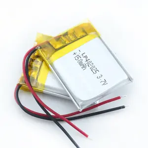 定制尺寸3.7v li-聚锂聚合物可充电电池，带CE MSDS UN38.3 IEC63122用于电动修眉器