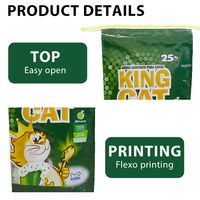 Sacs d'emballage pour aliments pour animaux écologiques de 25 kg |   Sacs tissés en PP 100% recyclables pour la nourriture pour chats et chiens en gros