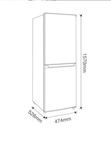 Réfrigérateur-congélateur double porte à refroidissement direct, style minimaliste, idéal pour la maison, vente chaude OEM usine - Product Image 4