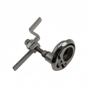 Plus d'avis Anneau de verrouillage de loquet de porte de bateau en acier inoxydable 316/304 Poignée de levage de trappe robuste - Product Image 4