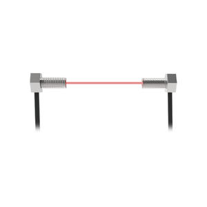 مستشعر ليزر مصغر ثروبيم 12 فولت 24 فولت تيار مستمر، مستشعر كهروضوئي ليزري للكشف عن المسافات الطويلة حتى 500 مم - Product Image 4