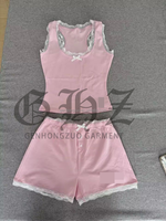 Pyjamas pour femmes, vêtements de nuit, impression personnalisée, pyjamas en modal et bambou pour femmes, ensemble de vêtements de détente doux et luxueux, pyjamas pour femmes, ensembles de pyjamas