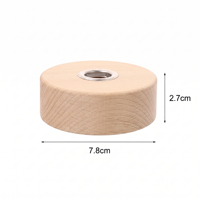 Tapa de madera WeWood de Vietnam para difusor de varillas, con collar de metal, tapa de botella de aroma de madera, cierre de fragancia de madera de haya