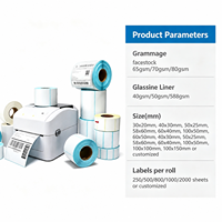 Fournisseur direct d'étiquettes thermiques TianYin Paper 100x50mm, étiquettes de codes-barres personnalisées pour emballage, production stable