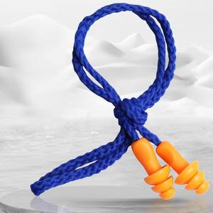 Safety-First Silicona para <span class=keywords><strong>tapones</strong></span> auditivos de bucle para cancelación de ruido y protección auditiva insonorizada con reducción efectiva de ruido - Product Image 6