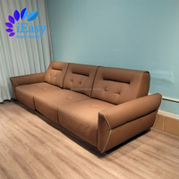 Canapé inclinable home cinéma en cuir naturel personnalisé iEasy télécommande canapé-lit inclinable ensemble de canapé sectionnel
