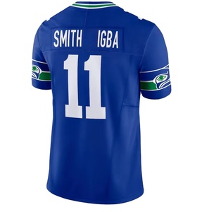 Maillot de football américain 2026 en gros Super Bowl Seattle 10 Kupp 11 Smith-Njigba 12 Fan 21 Witherspoon 9 Walker III - Product Image 1