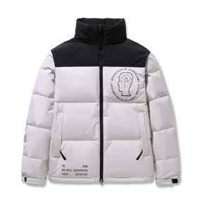 Giacca Casual da uomo a anatra bianca cappotto invernale colletto con chiusura a cerniera breve moda transfrontaliera per coppie giovani - Product Image 6