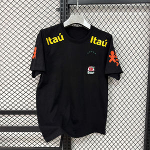 T-shirts légers imprimés brésiliens pour hommes en gros, vêtements de sport d'extérieur, adaptés à la saison de football. - Product Image 4
