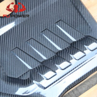 Couverture de capot en fibre de carbone style Fupower pour BMW Série 5 G30, remplacement de la couverture du moteur