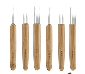 Aiguilles à Crochet pour l'Entretien des Cheveux Crépus, Frisés et Fins, Outil d'Artisanat pour Dreadlocks - Product Image 1