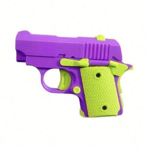 Pistola de Juguete de Plástico con Impresión 3D, Mini Pistola de Gravedad para Niños - Product Image 2