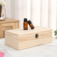 Boîte de rangement en bois pour huiles essentielles Doterra, présentoir de bureau à 32 compartiments, support pour bouteilles d'aromathérapie