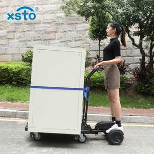 Chariot à main et chariot électrique pour marchandises, chariot à plateforme pliable, chariot à plateforme motorisé électrique, chariot à plateau - Product Image 5