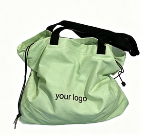 Sac fourre-tout en toile épaisse recyclée écologique avec logo personnalisé, sac de shopping durable de qualité supérieure pour les vêtements haut de gamme, marque de luxe - Product Image 4