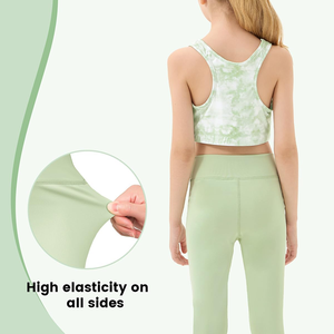 Ensembles de vêtements de <span class=keywords><strong>sport</strong></span> pour enfants, nouvelle collection, haute qualité, 3 pièces, vêtements de nuit pour filles, <span class=keywords><strong>sous</strong></span>-vêtements, vente en gros, tenues de <span class=keywords><strong>sport</strong></span> et de yoga à séchage rapide pour filles - Product Image 3