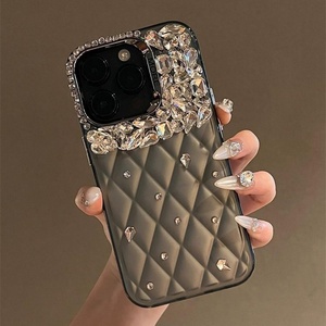 เคสโทรศัพท์ iPhone 16 Pro Max ลายเพชรหรูหรา ดีไซน์สวยงาม เหมาะสำหรับ iPhone 15 รุ่นแฟชั่น 14 - Product Image 5