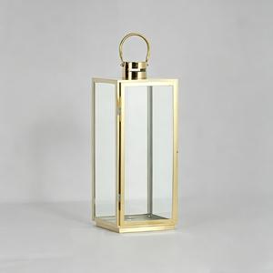 Lanterne <span class=keywords><strong>en</strong></span> acier inoxydable <span class=keywords><strong>en</strong></span> gros pour la décoration extérieure de la maison et des mariages, <span class=keywords><strong>grand</strong></span> modèle au sol avec support pour bougie, emballage <span class=keywords><strong>en</strong></span> boîte - Product Image 4