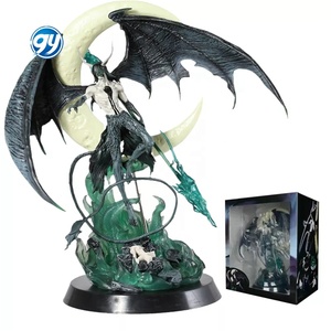 Figurines d'action Anime de 40 cm, jouets, figurine <span class=keywords><strong>Cifer</strong></span>, modèle en PVC, statue avec lumière, cadeaux, Figura Bleach Ulquiorra, figurine en plastique, artisanat - Product Image 1