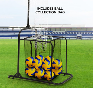 Système de filet d'entraînement de <span class=keywords><strong>volley</strong></span>-ball, filet d'entraînement pour lanceur de <span class=keywords><strong>volley</strong></span>-ball avec réglages d'angle et de hauteur, équipement d'entraînement de <span class=keywords><strong>volley</strong></span>-ball - Product Image 6