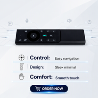Télécommande RF sans fil 2,4 G noire à 16 boutons, prix de gros, pour téléviseur et projecteur, avec code d'apprentissage, domotique, portée 10 m