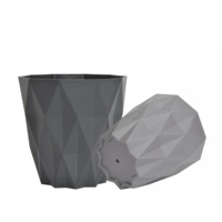 Pots de plantation en plastique, pot de fleurs en plastique pour jardin d'intérieur, bureau, vente en gros, usine