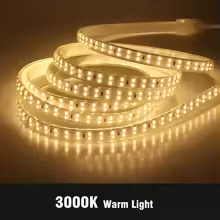 Bande LED haute tension 220V sans pilote, double rangée, 240 LED/m, auto-adhésive, en silicone, étanche, pour éclairage de profil en aluminium - Product Image 2