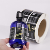 Étiquettes imprimées personnalisées pour bouteilles, étiquettes d'emballage, étiquettes en vinyle pour produits de soins capillaires, marque privée