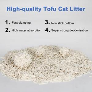 Arena para Gatos de Tofu Ecológica a Precio de Fábrica, Tiras de 2.4 kg, Multicolor, Empaque Personalizado, Carbón Activado, Desechable por el Inodoro, Sodio - Product Image 4