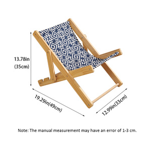 Giá tốt nhất hiện đại phong cách rắn GỖ GẤP Ghế giải trí cắm trại vải ghế nhà máy bán buôn rắn gỗ vải phòng chờ ghế - Product Image 3