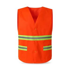 Tela de Seguridad para Trabajadores de Saneamiento, Chaleco Reflectante Personalizado al por Mayor con Logotipo - Product Image 2