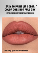 Rouge à lèvres mat hydratant en tube blanc crème, soyeux, hydratant, double soin intérieur, longue tenue, résistant au transfert, OEM ODM