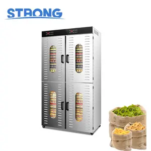 8 & 80 Trays Electric Industrial Fruit Dehydrator Vegetable Fruit Dehydrator Machine Commercial SS Fruit Meat Dryer Dehydrator