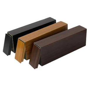 Dễ dàng để phù hợp với hình chữ U rãnh Trần gạch tự cài đặt gỗ hạt nhôm ống vuông sắt hồ sơ với nhôm lưới - Product Image 4