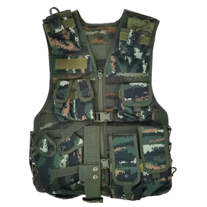 เสื้อกั๊กตาข่ายระบายอากาศลายพรางมีหลายกระเป๋าสำหรับล่าสัตว์และตกปลา - Product Image 1