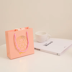 Caja de Anillos de Lujo Personalizada con Cinta, Elegante Contenedor de Joyería para Collares, Pendientes, Cosméticos, Bolsas de Regalo para Fiestas - Product Image 3