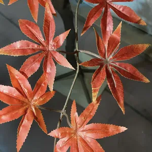 Kraken - Grand arbre artificiel de style <span class=keywords><strong>japonais</strong></span> <span class=keywords><strong>en</strong></span> érable rouge haut de gamme, décorations florales, <span class=keywords><strong>en</strong></span> fibre de verre durable, résistant aux UV et au feu - Product Image 6